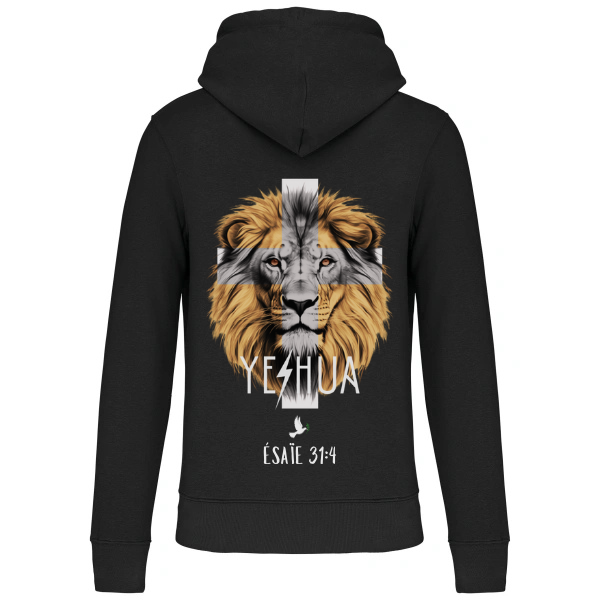 Sweat à capuche "LION " Ésaïe 31:4