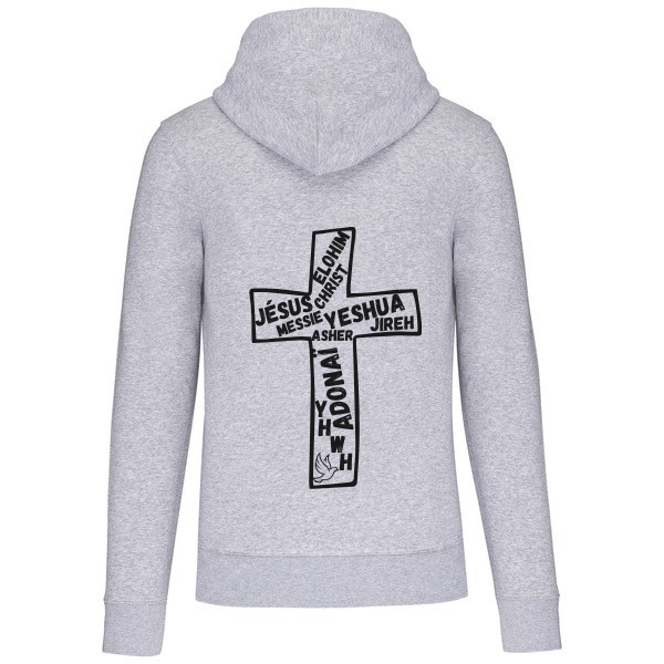 Sweat à capuche "NOMS DU CHRIST "