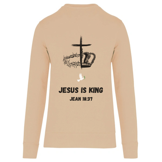 Sweat "JESUS IS KING" Jean 18:37