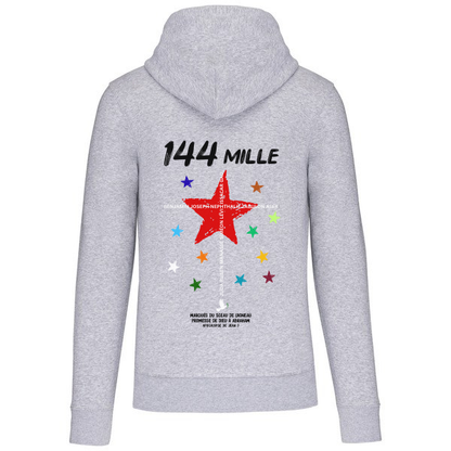 Sweat à capuche "144 MILLE " Apocalypse de Jean 7