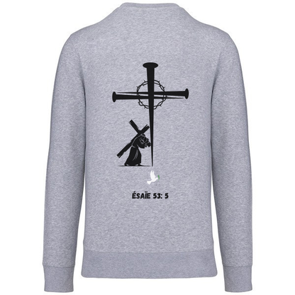 Sweat "CROIX CLOU" Ésaïe 53:5