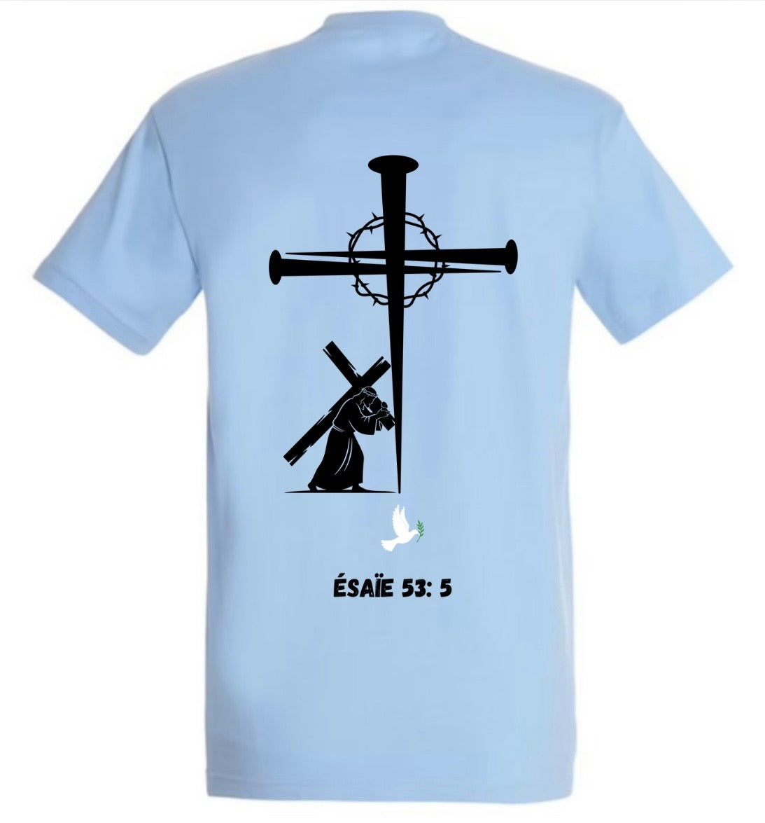 T-Shirt ‘’CROIX CLOU’’ Ésaïe 53:5