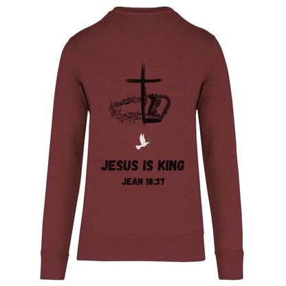 Sweat "JESUS IS KING" Jean 18:37