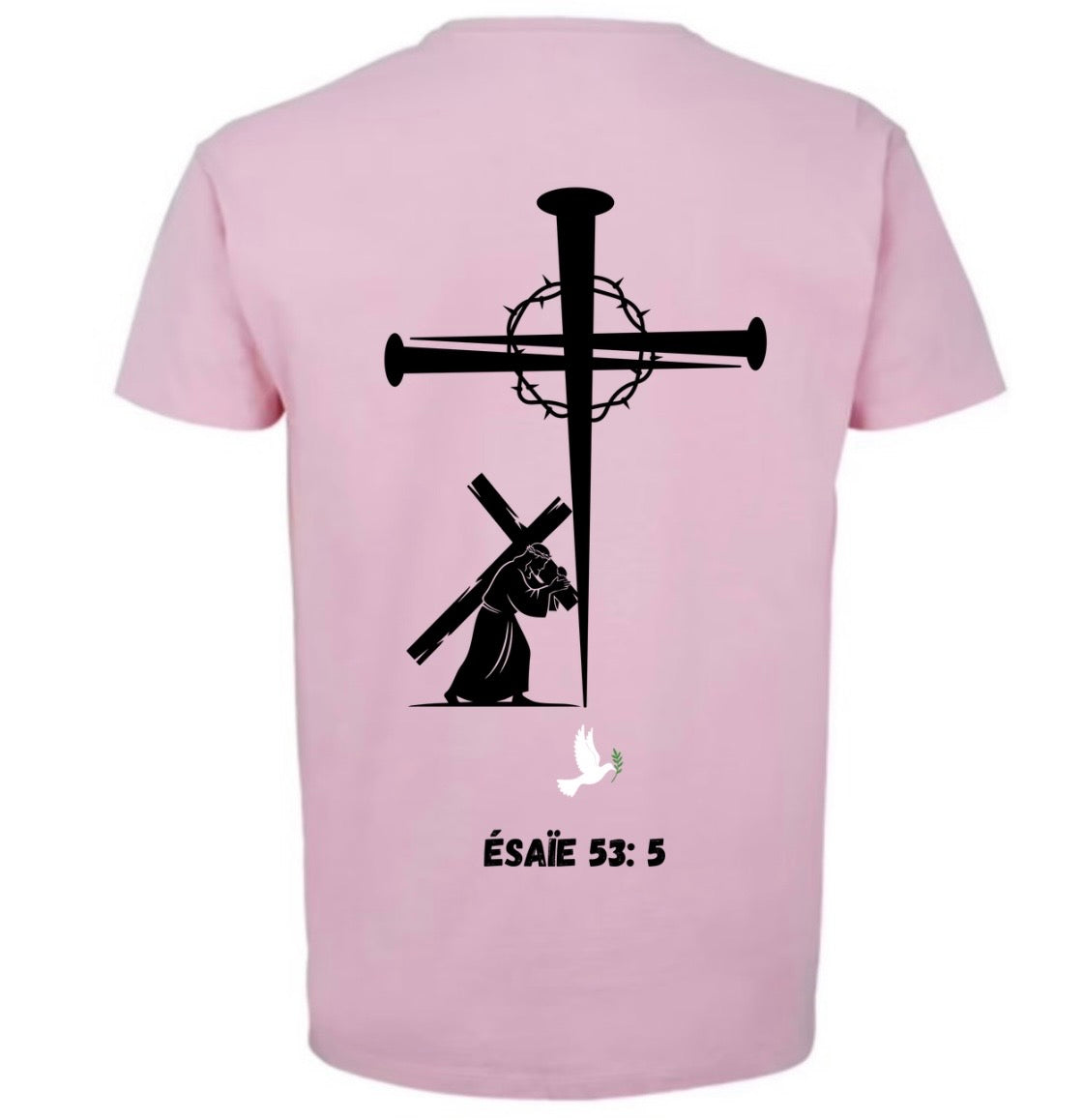 T-Shirt ‘’CROIX CLOU’’ Ésaïe 53:5