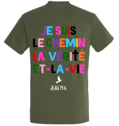 T-Shirts ‘’JE SUIS LE CHEMIN ‘’ Jean 14:6