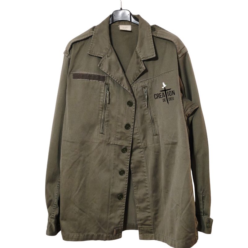 Veste Militaire Taille L sans poches