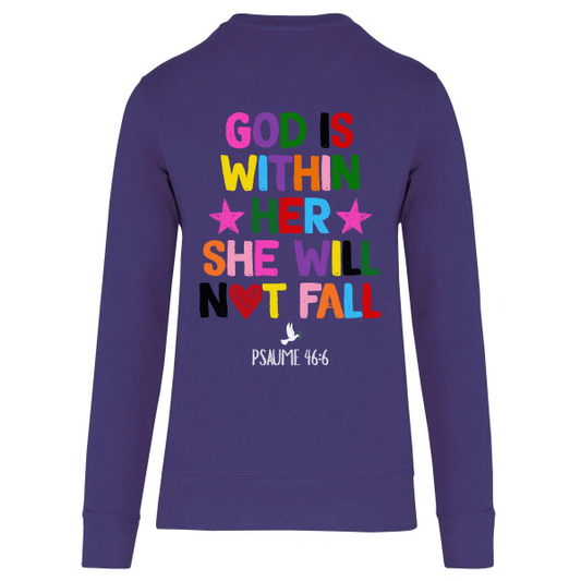 Sweat "GOD IS WITHIN HER" Psaume 46:6