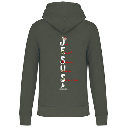 Sweat à capuche "JESUS NOËL" Matthieu 1:24-25