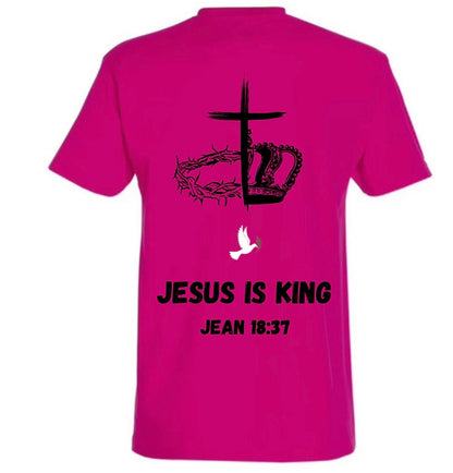 T-Shirt ‘’JÉSUS IS KING’’ Jean 18:37