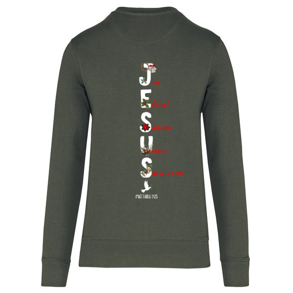 Sweat "JESUS NOËL" Matthieu 1:24-25