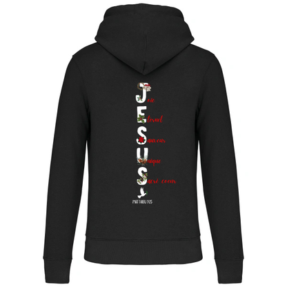 Sweat à capuche "JESUS NOËL" Matthieu 1:24-25
