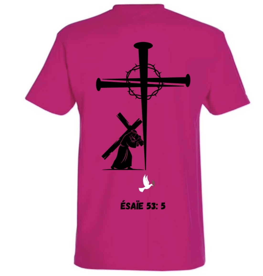 T-Shirt ‘’CROIX CLOU’’ Ésaïe 53:5