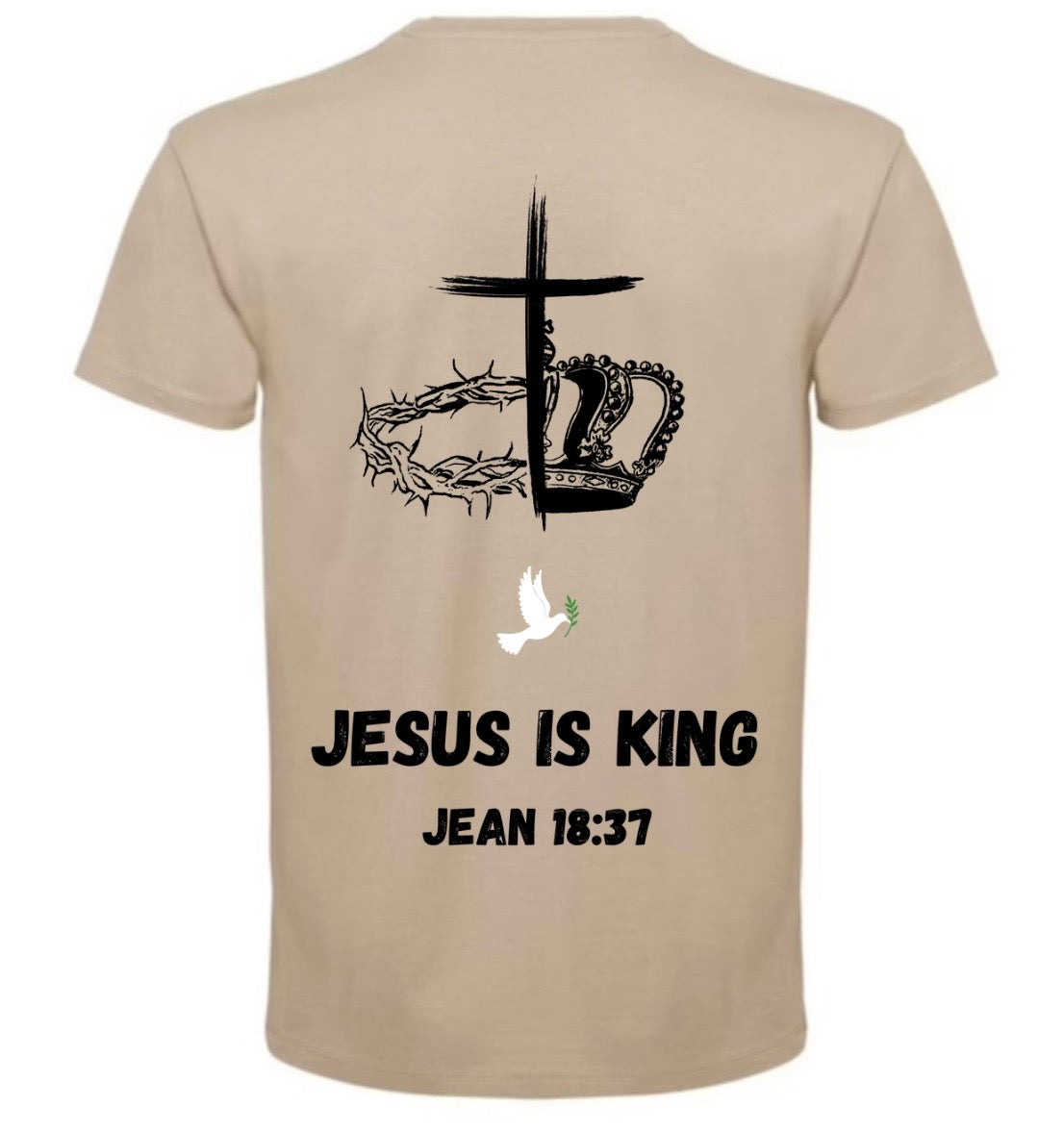 T-Shirt ‘’JÉSUS IS KING’’ Jean 18:37