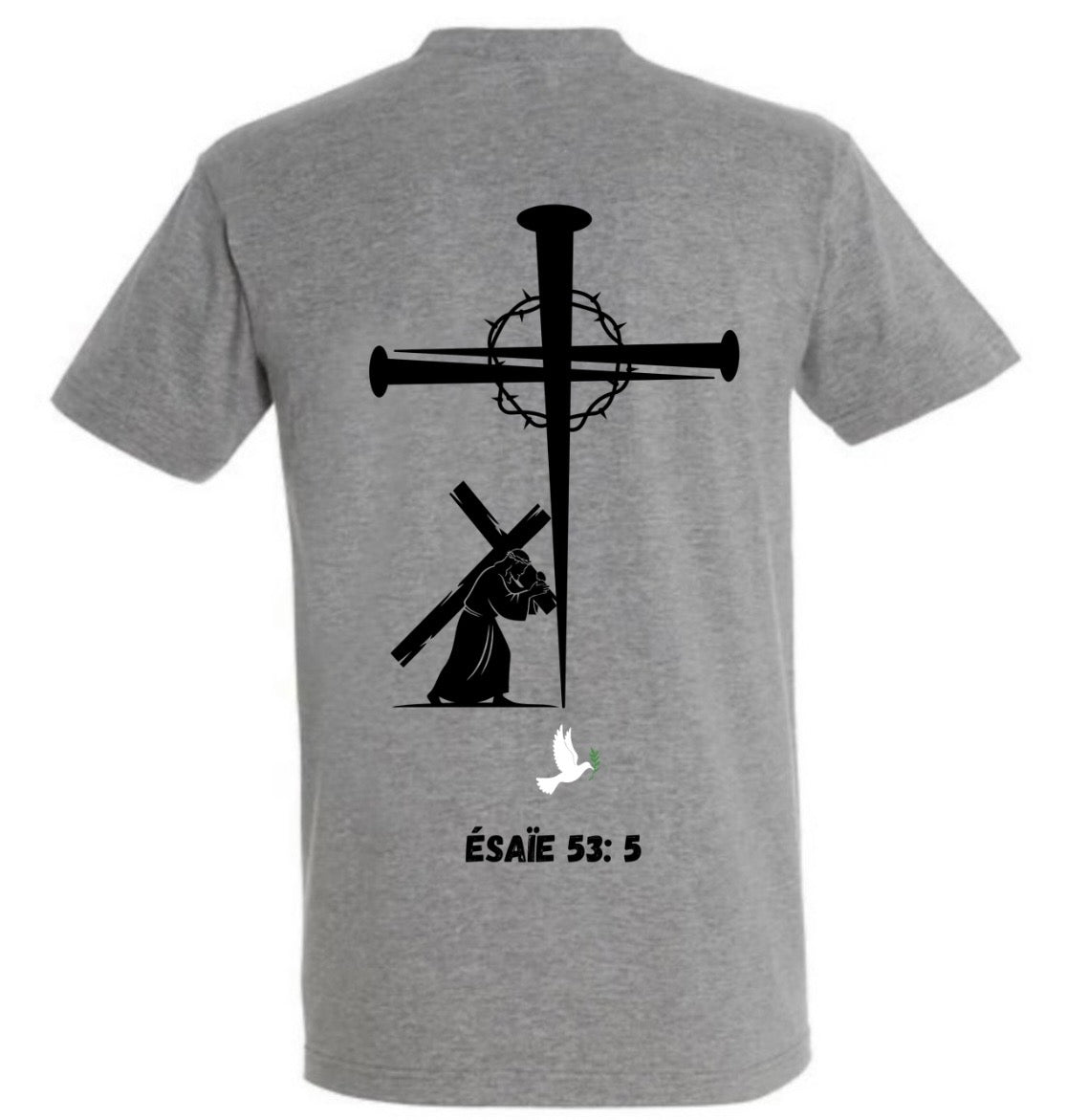 T-Shirt ‘’CROIX CLOU’’ Ésaïe 53:5