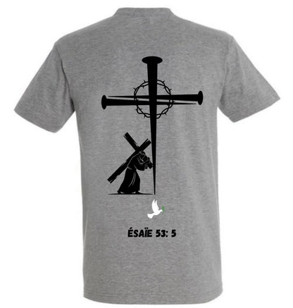 T-Shirt ‘’CROIX CLOU’’ Ésaïe 53:5