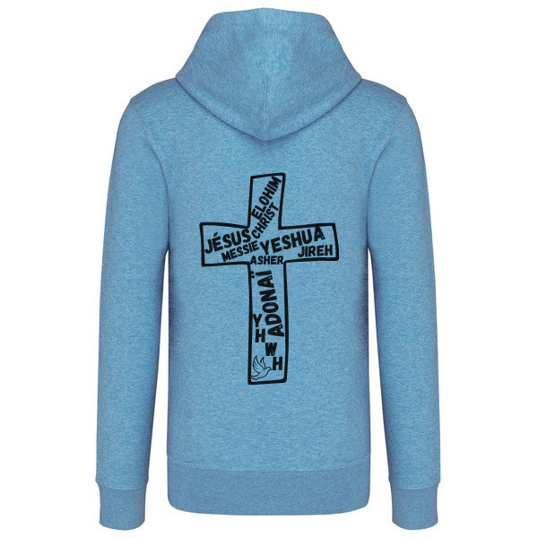 Sweat à capuche "NOMS DU CHRIST "