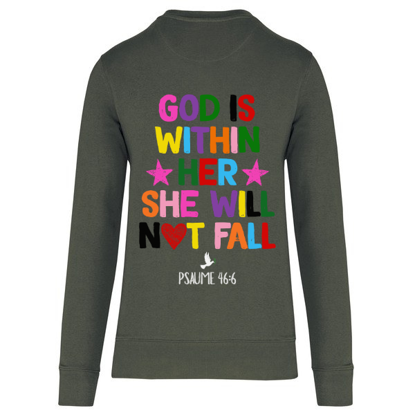 Sweat "GOD IS WITHIN HER" Psaume 46:6