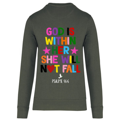 Sweat "GOD IS WITHIN HER" Psaume 46:6