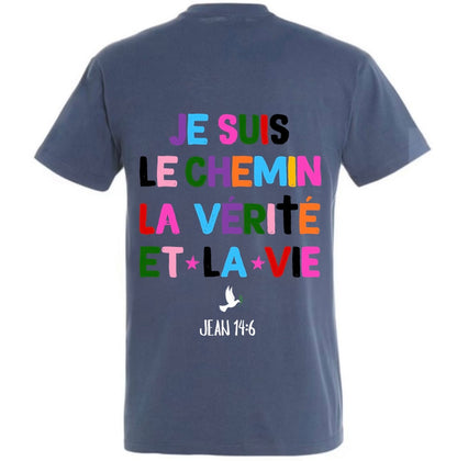 T-Shirts ‘’JE SUIS LE CHEMIN ‘’ Jean 14:6