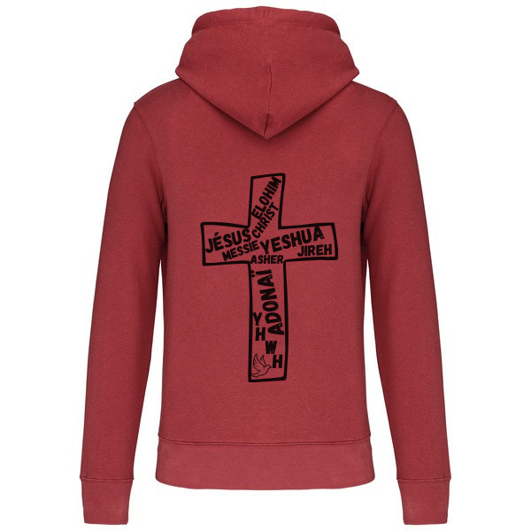 Sweat à capuche "NOMS DU CHRIST "