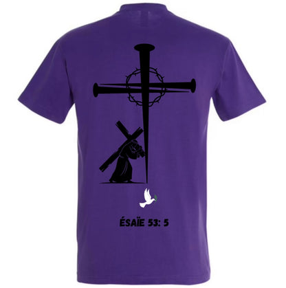 T-Shirt ‘’CROIX CLOU’’ Ésaïe 53:5