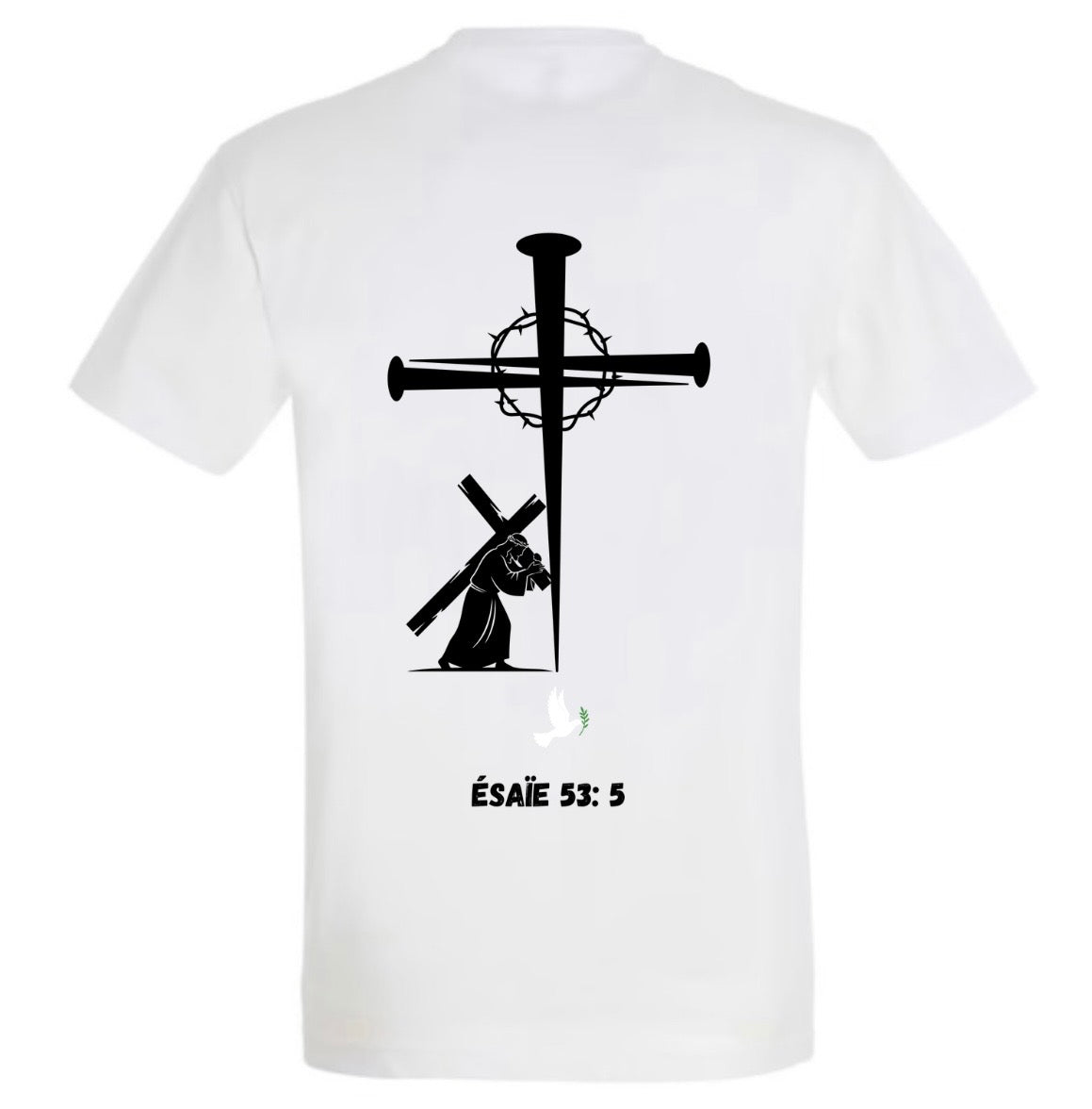 T-Shirt ‘’CROIX CLOU’’ Ésaïe 53:5