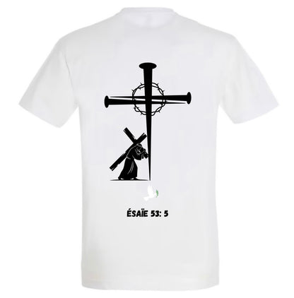 T-Shirt ‘’CROIX CLOU’’ Ésaïe 53:5