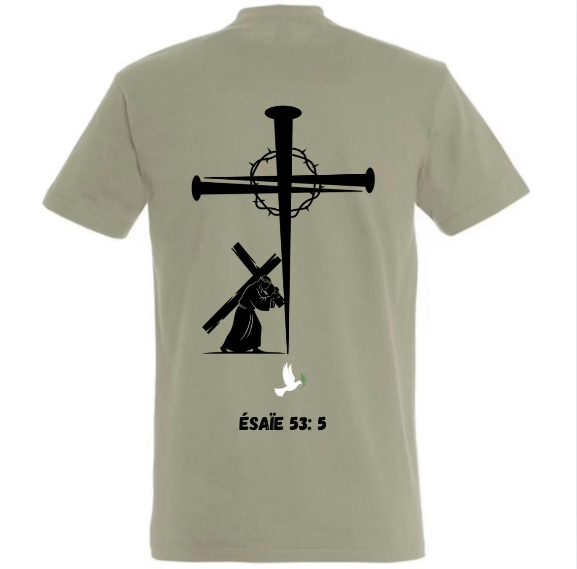 T-Shirt ‘’CROIX CLOU’’ Ésaïe 53:5