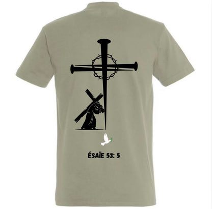 T-Shirt ‘’CROIX CLOU’’ Ésaïe 53:5