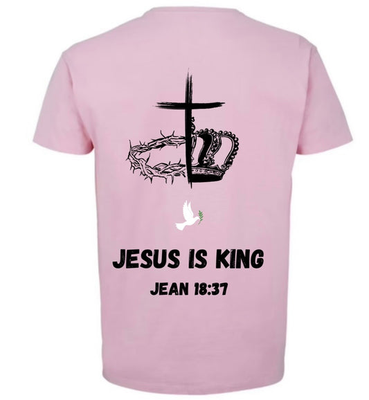 T-Shirt ‘’JESUS IS KING’’ Jean 18:37