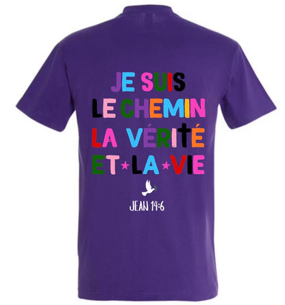 T-Shirts ‘’JE SUIS LE CHEMIN ‘’ Jean 14:6