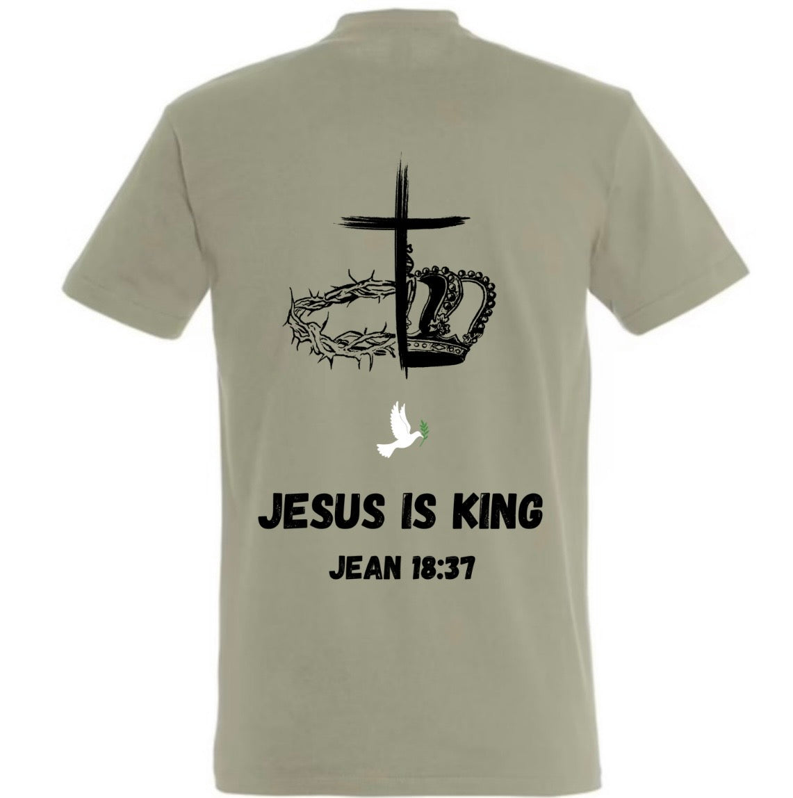 T-Shirt ‘’JÉSUS IS KING’’ Jean 18:37