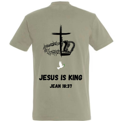 T-Shirt ‘’JÉSUS IS KING’’ Jean 18:37