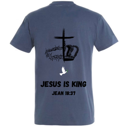 T-Shirt ‘’JÉSUS IS KING’’ Jean 18:37